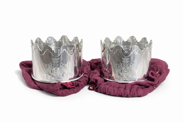 Brandani - Coppia di sottobottiglie  (XX secolo)  - Asta House Sale - Arredi ed oggetti d'arte da una collezione romana - Asta Web Live - DAMS Casa d'Aste