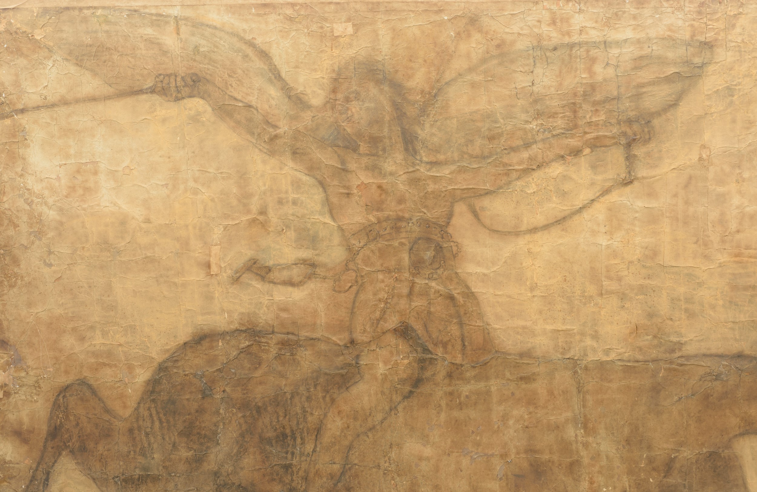 Studio per figura allegorica (Probabile bozzetto per il fregio dell’Aula della Camera dei Deputat...