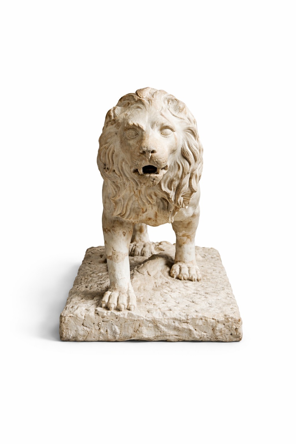 Scultura raffigurante leone