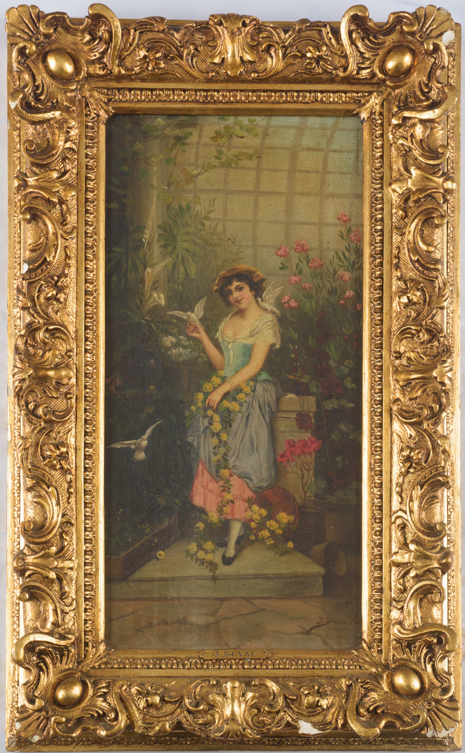 Fanciulla con colombine