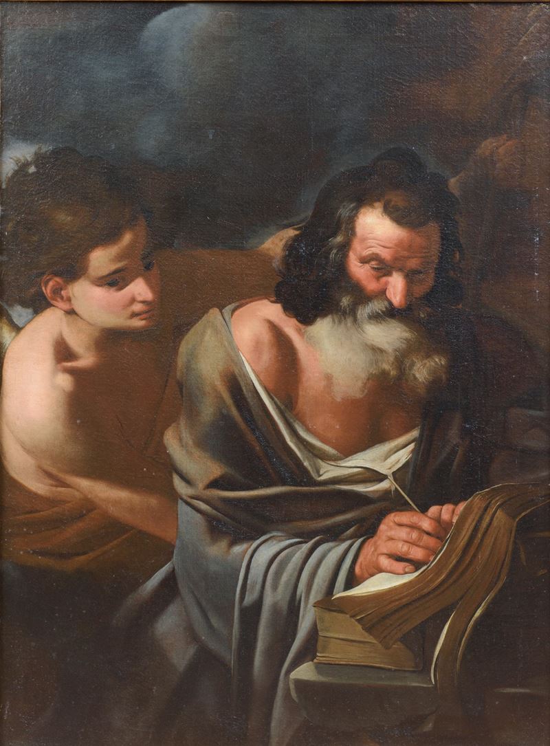 San Matteo evangelista con angelo