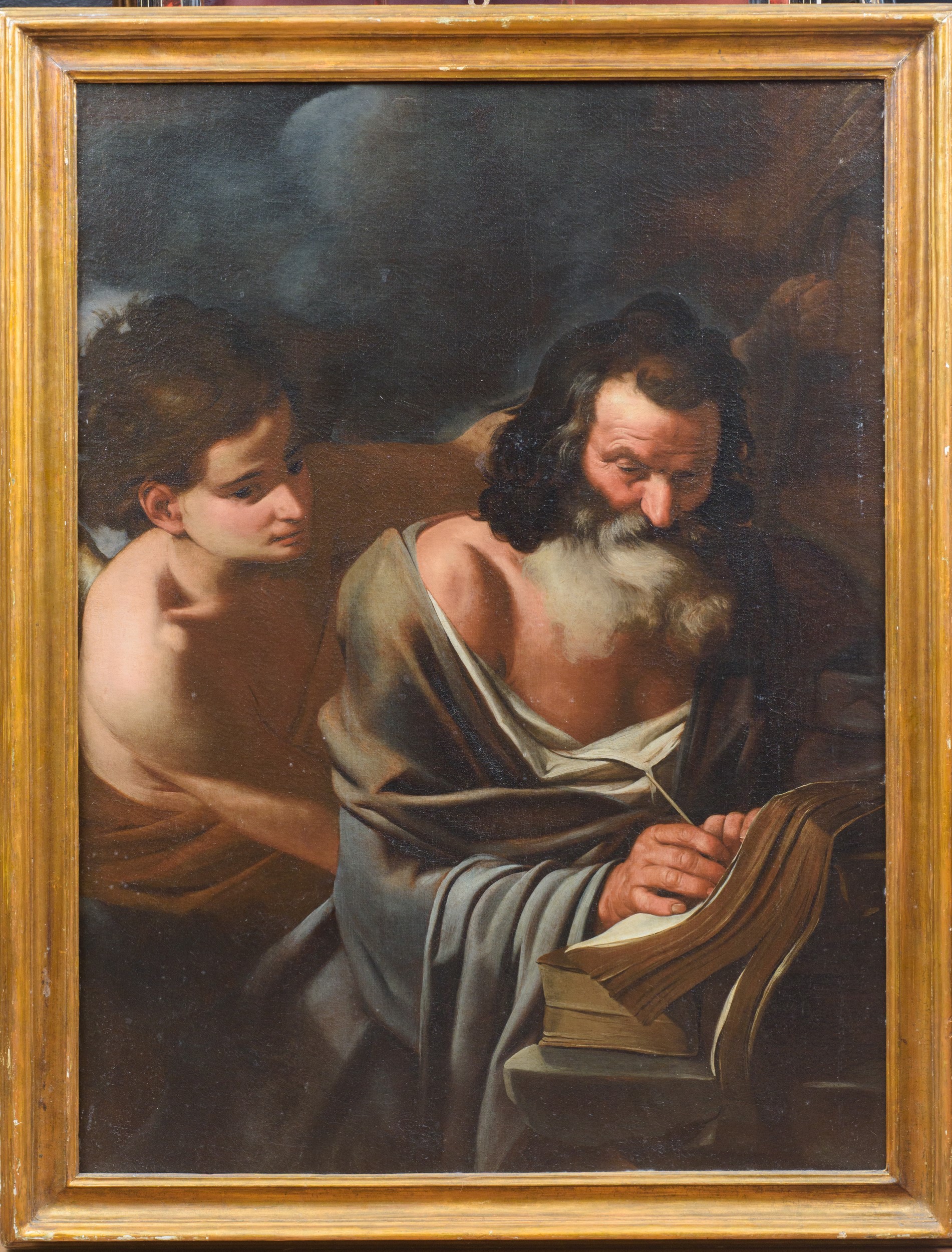 San Matteo evangelista con angelo