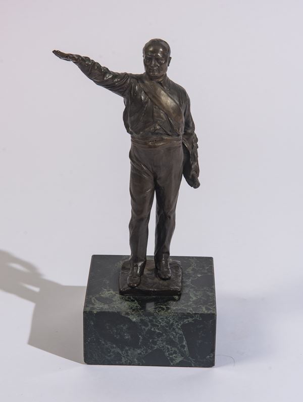 Gaetano Chiaromonte - Scultura raffigurante Benito Mussolini 