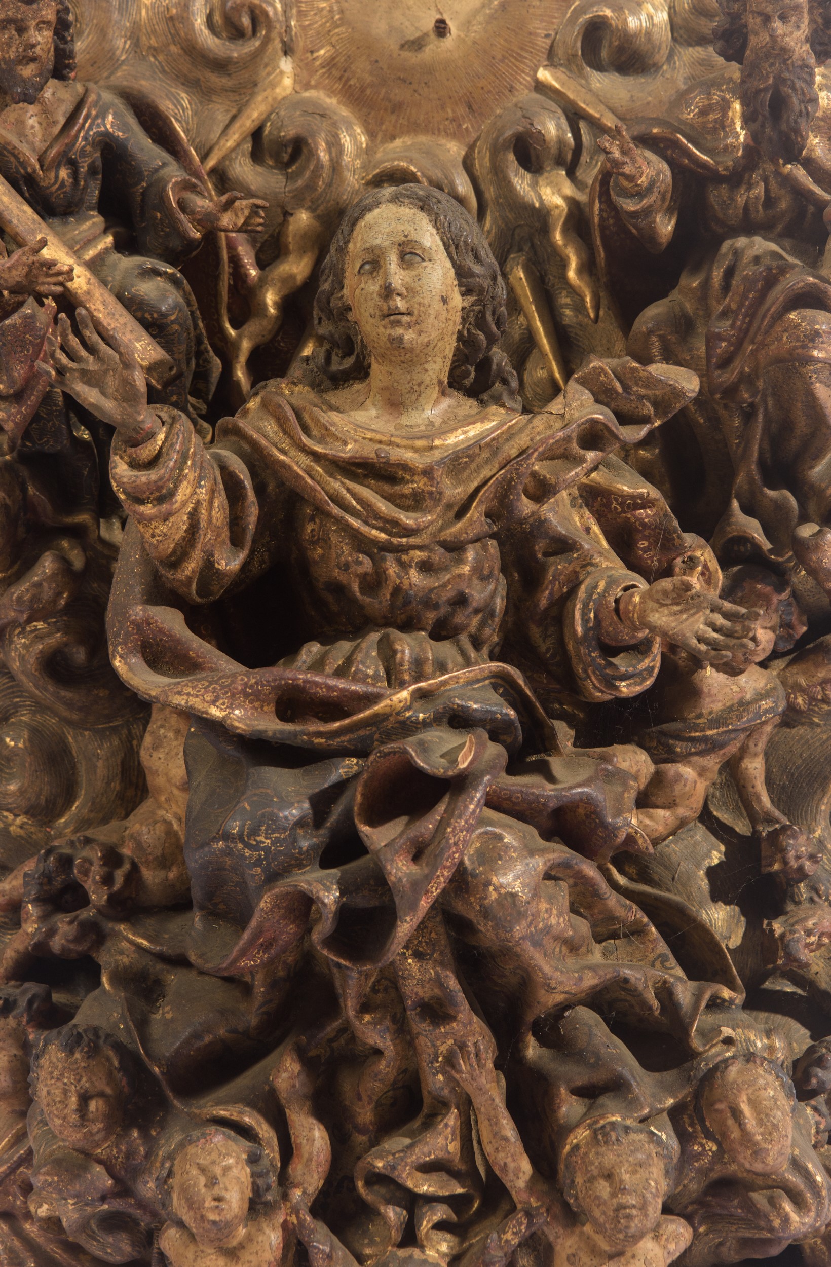 Pannello devozionale ad altorilievo