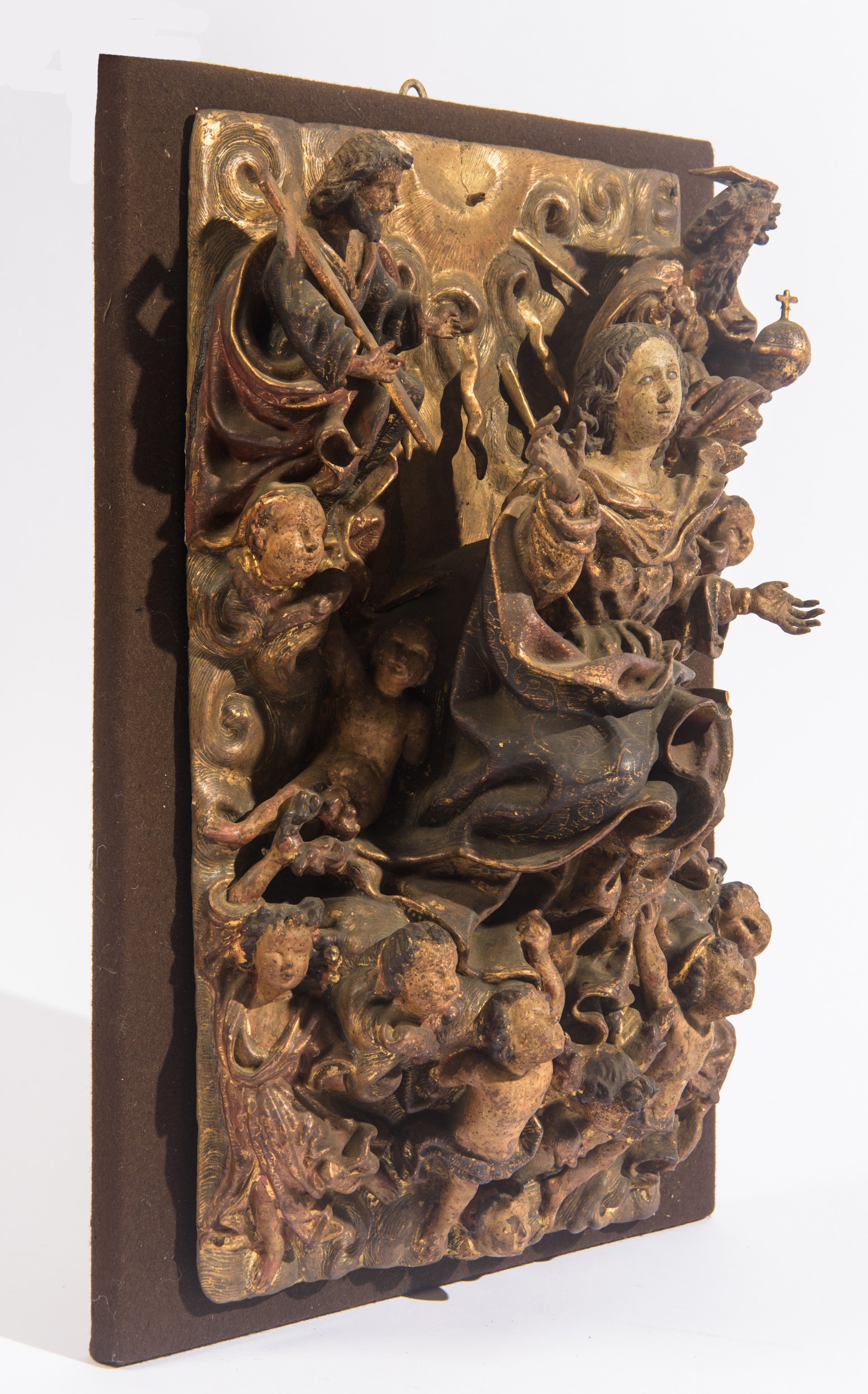 Pannello devozionale ad altorilievo