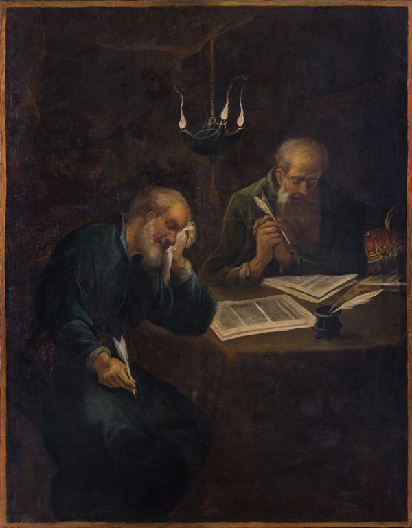 Scena d'interno con filosofi