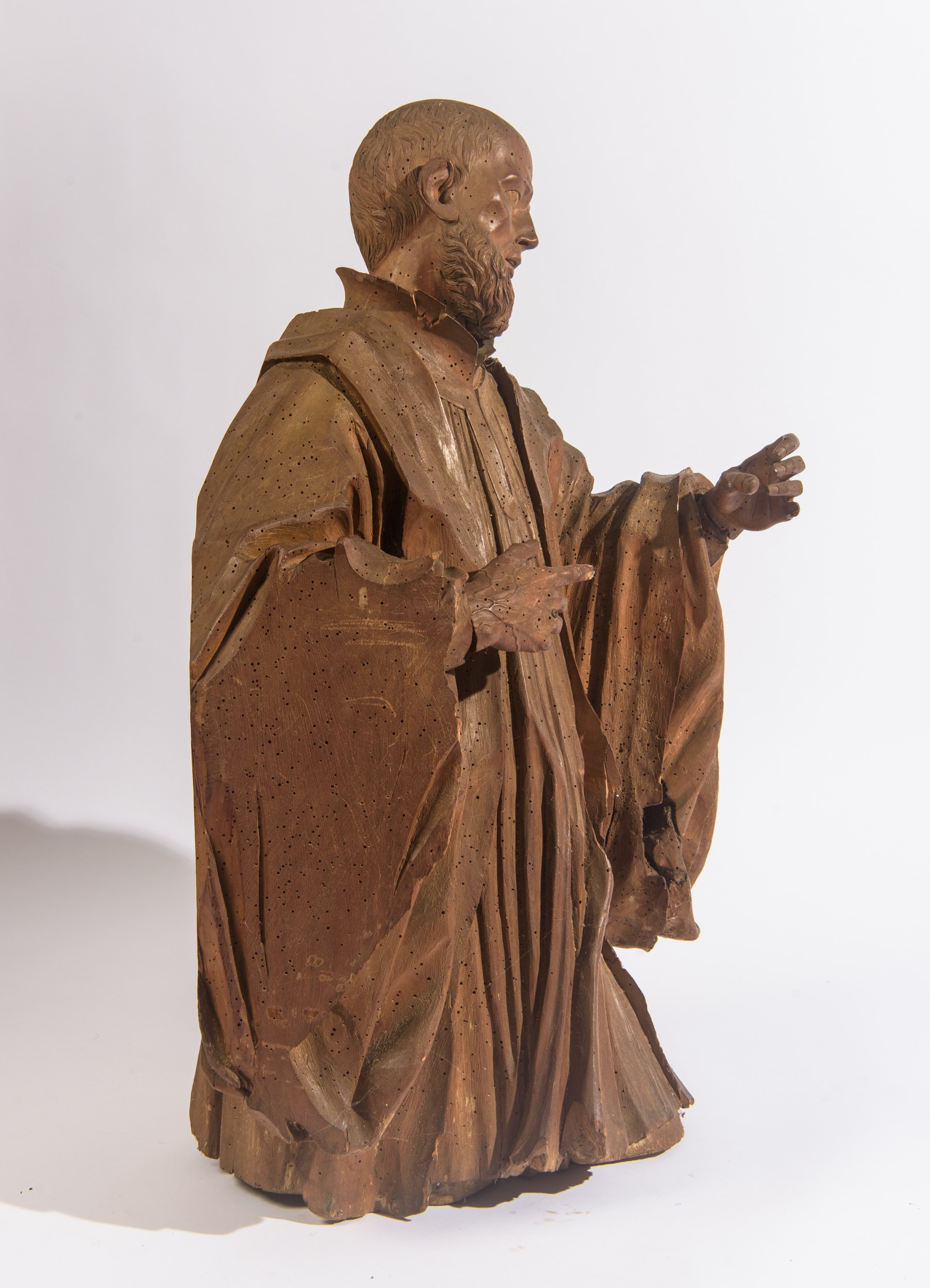 Scultura lignea raffigurante Santo