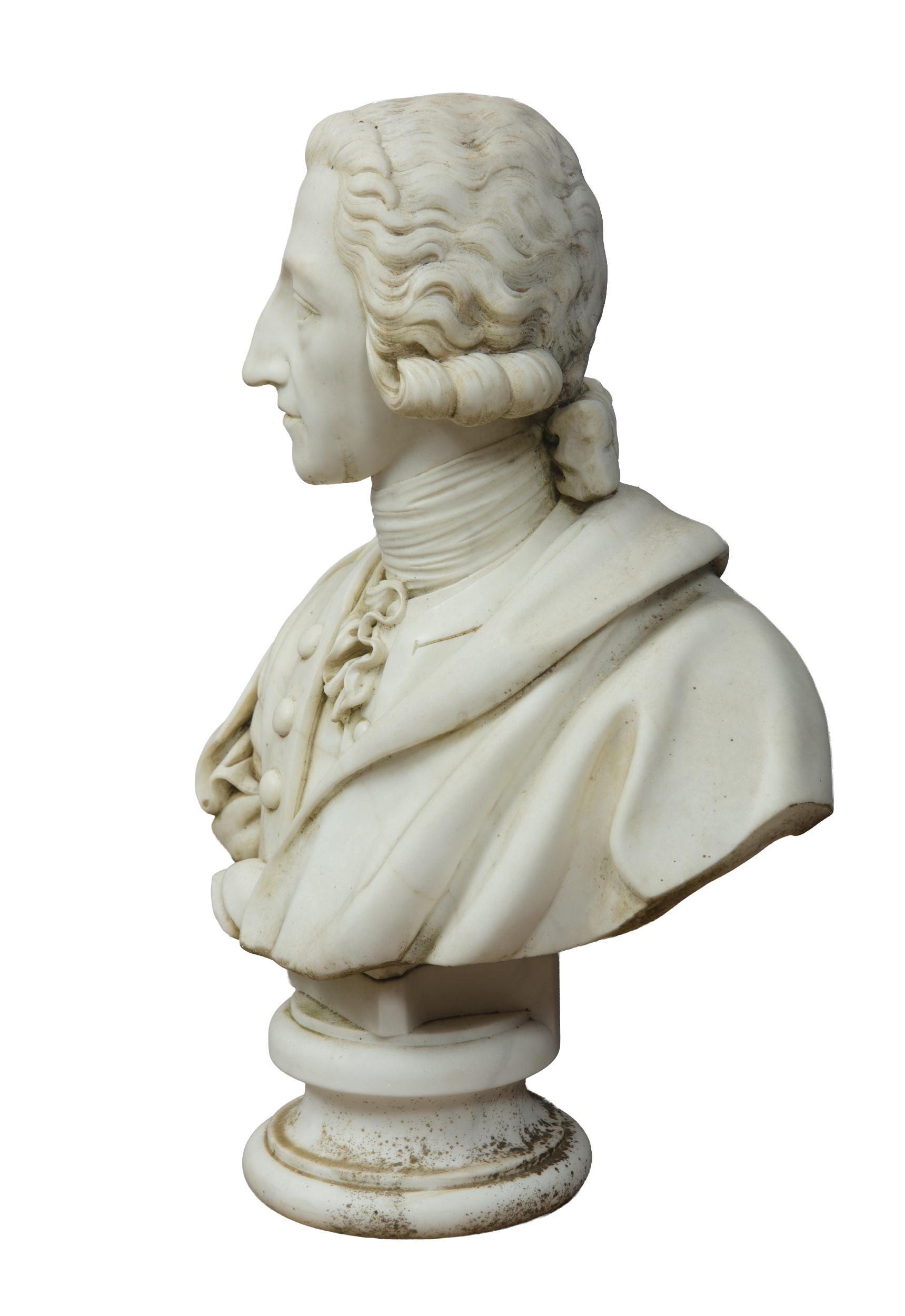 Ferdinando di Borbone, Busto in marmo bianco statuario