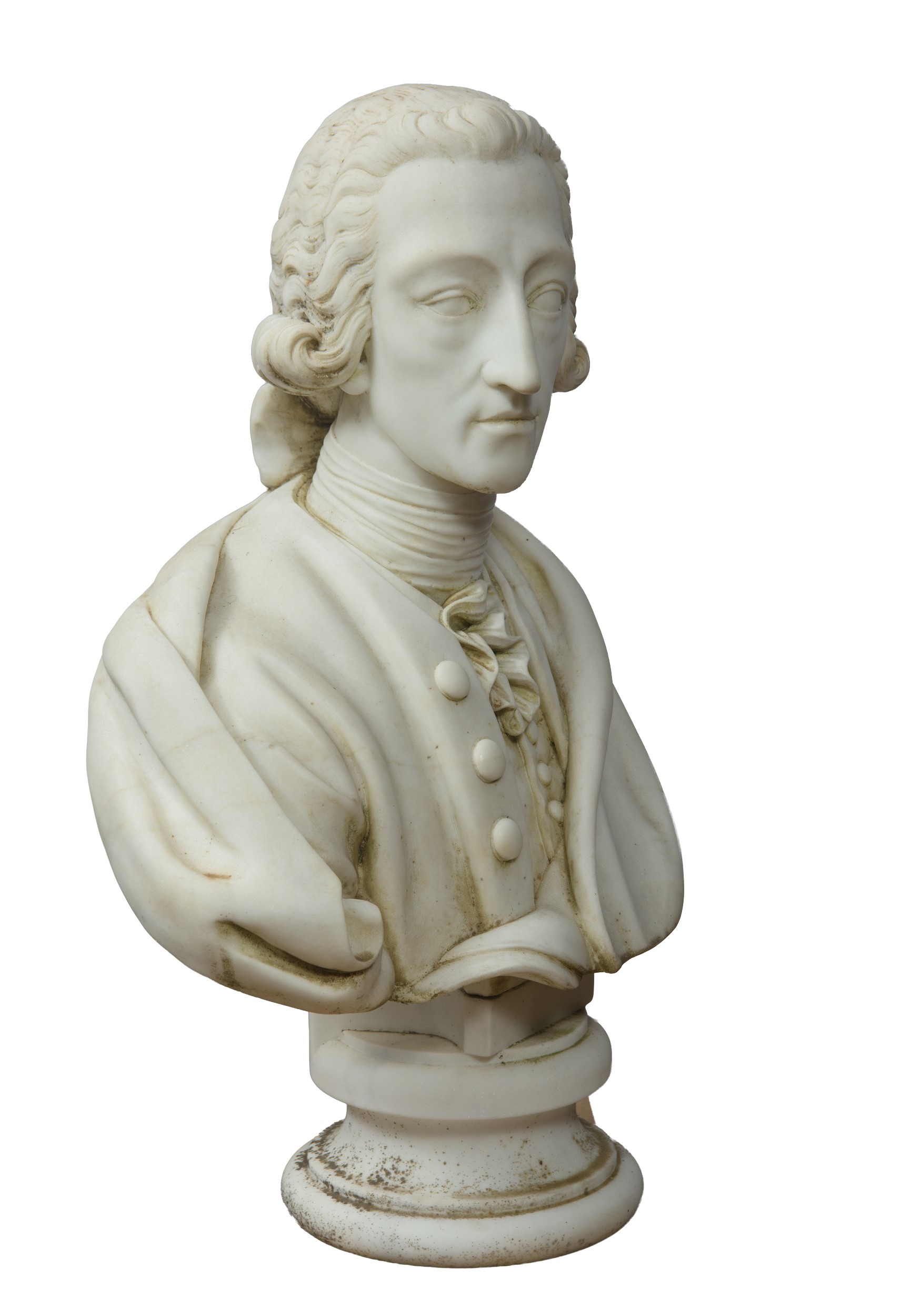 Ferdinando di Borbone, Busto in marmo bianco statuario