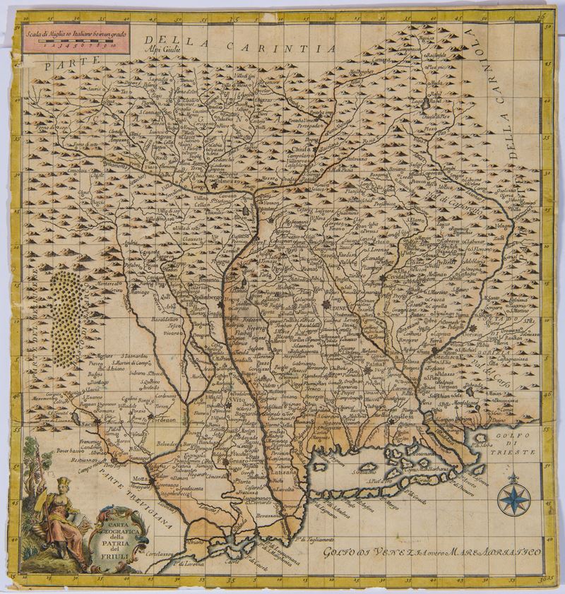 Francesco Beretta, Carta geografica della patria del Friuli