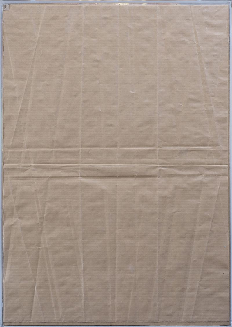 Paolo Masi - Senza titolo (carta piegata su cartone), 1977