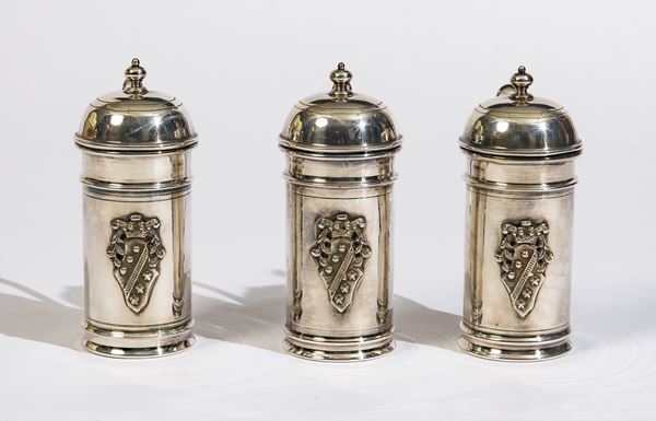 Tre Boccali in peltro