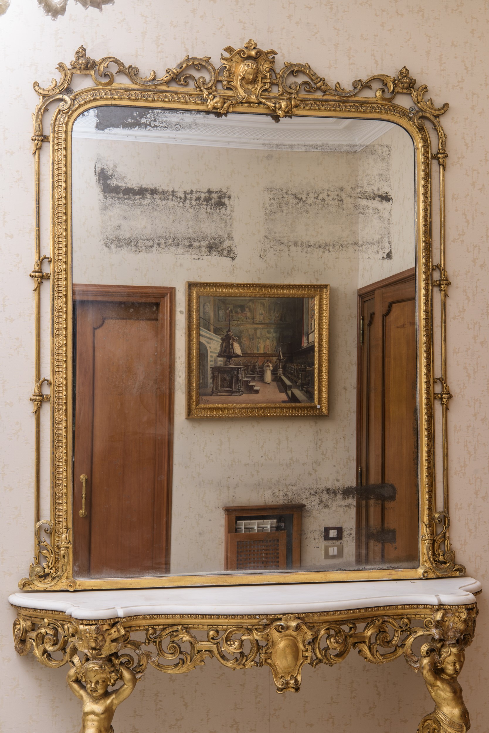 Consolle e specchiera