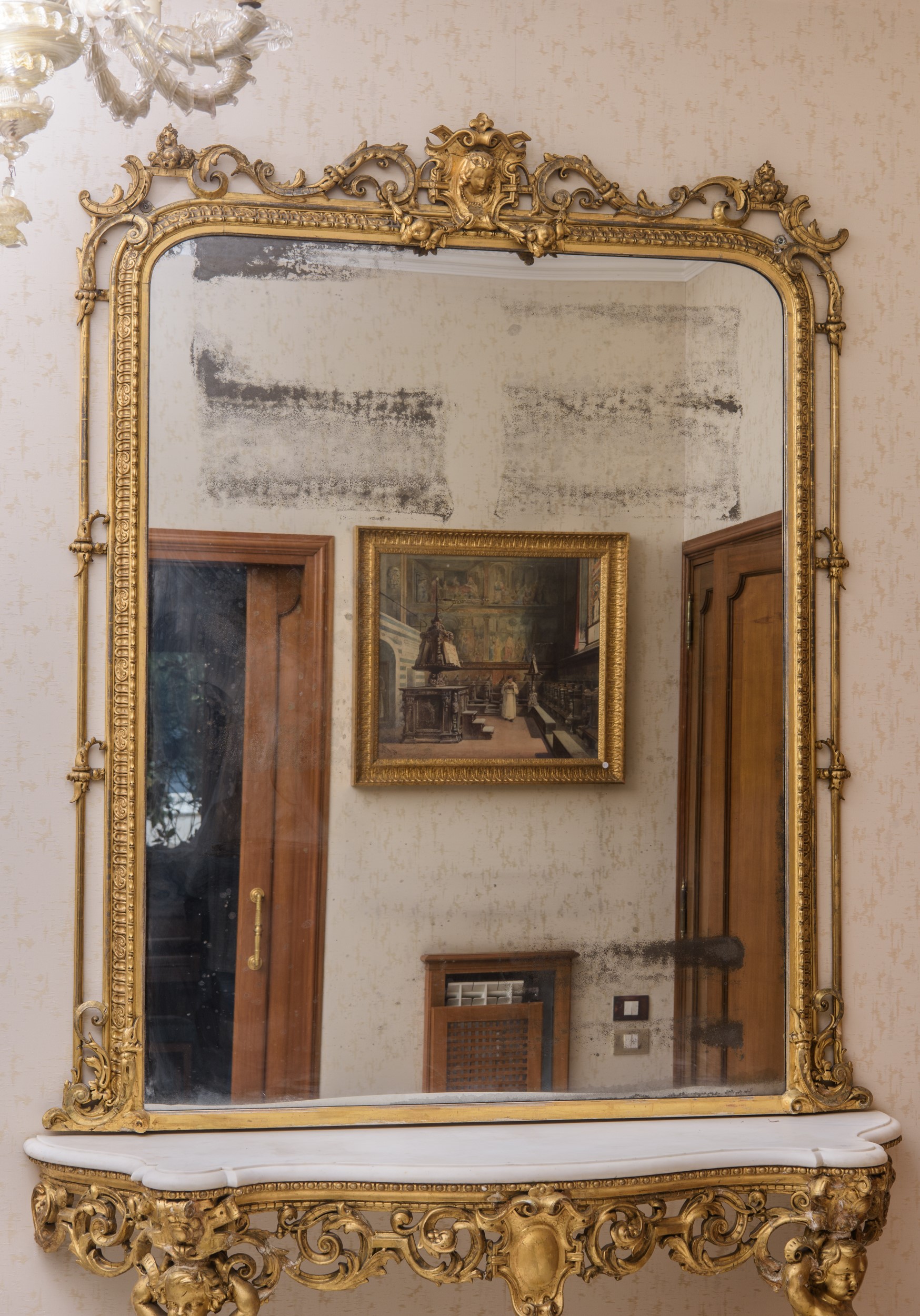 Consolle e specchiera