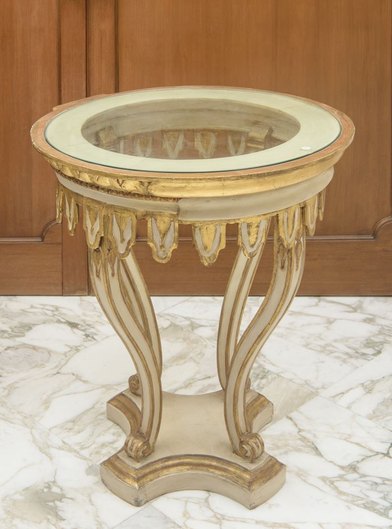 Tavolino rotondo da salotto