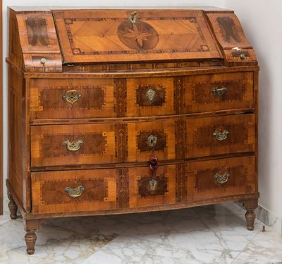 Ribalta, legno intagliato e decorato, Italia settentrionale, fine XVIII secolo