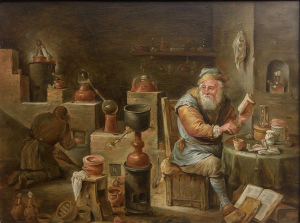 Scena d'interno bottega