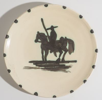 Picador, Pablo Picasso, ceramica, 1952