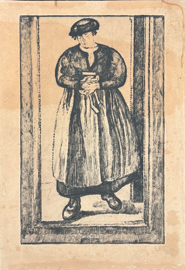 Edouard Vallet - Dans l'escalier