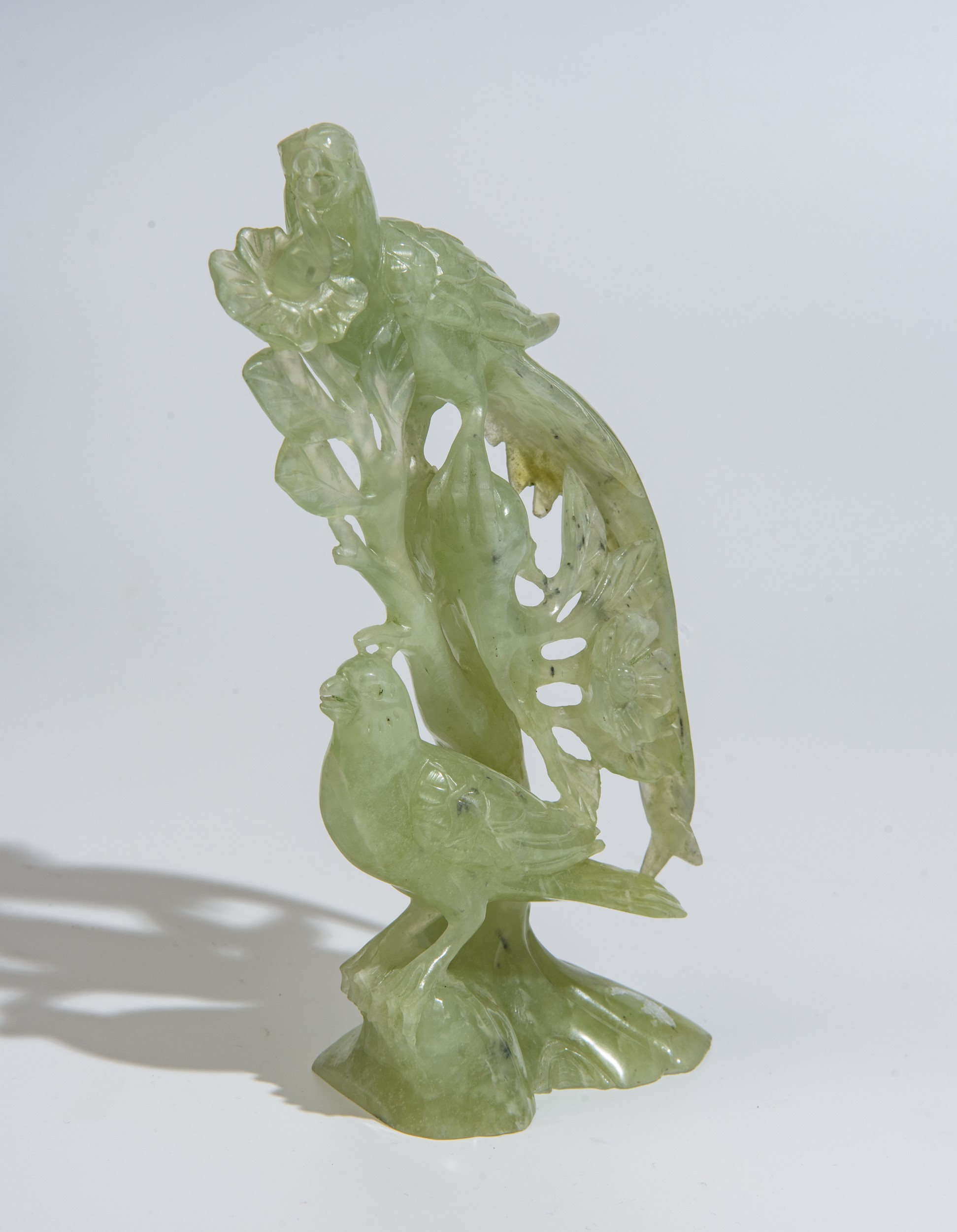 Gruppo scultoreo in giada, Cina, XX secolo