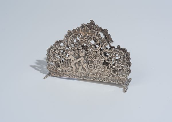 Porta tovaglioli in argento