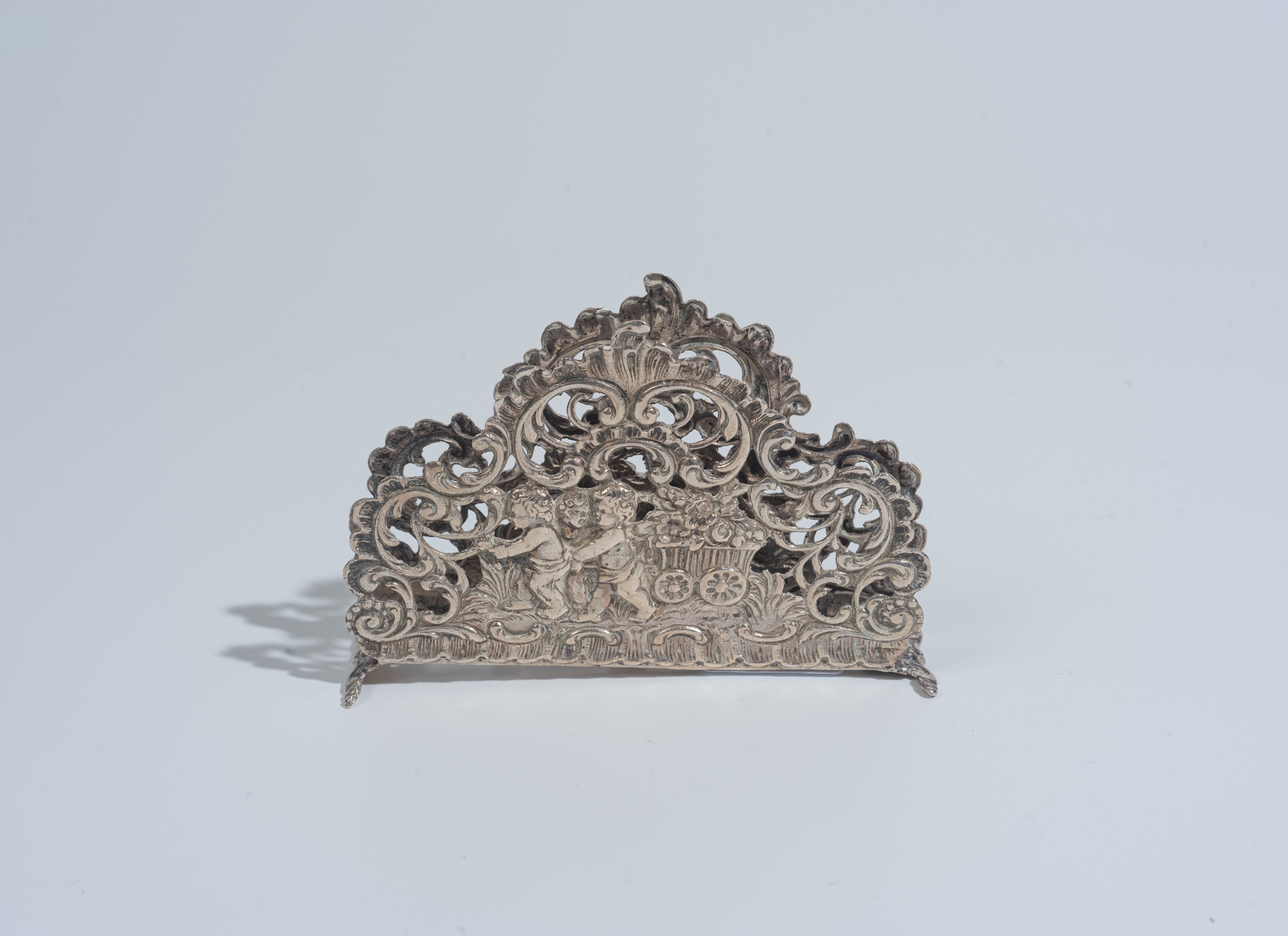 Porta tovaglioli in argento