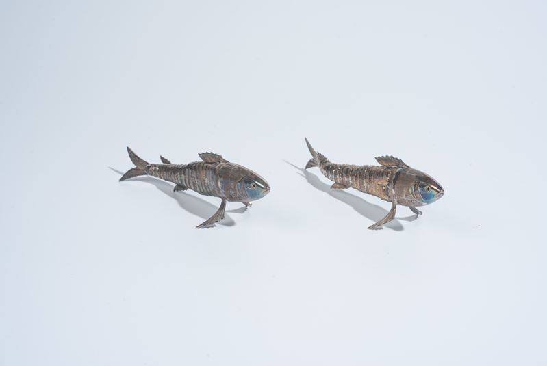 Pesci snodabili in argento