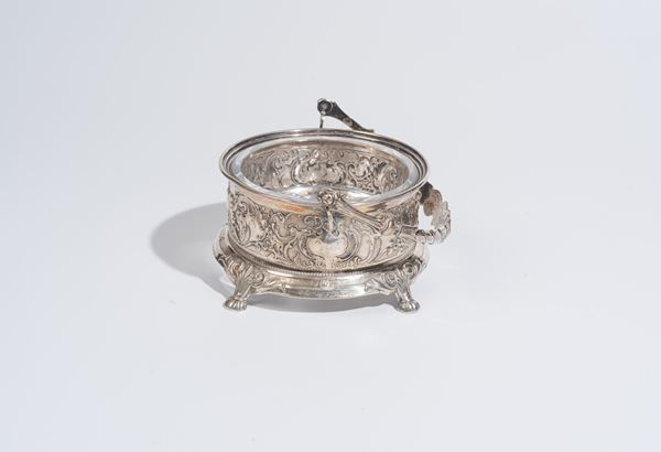 Formaggiera in argento