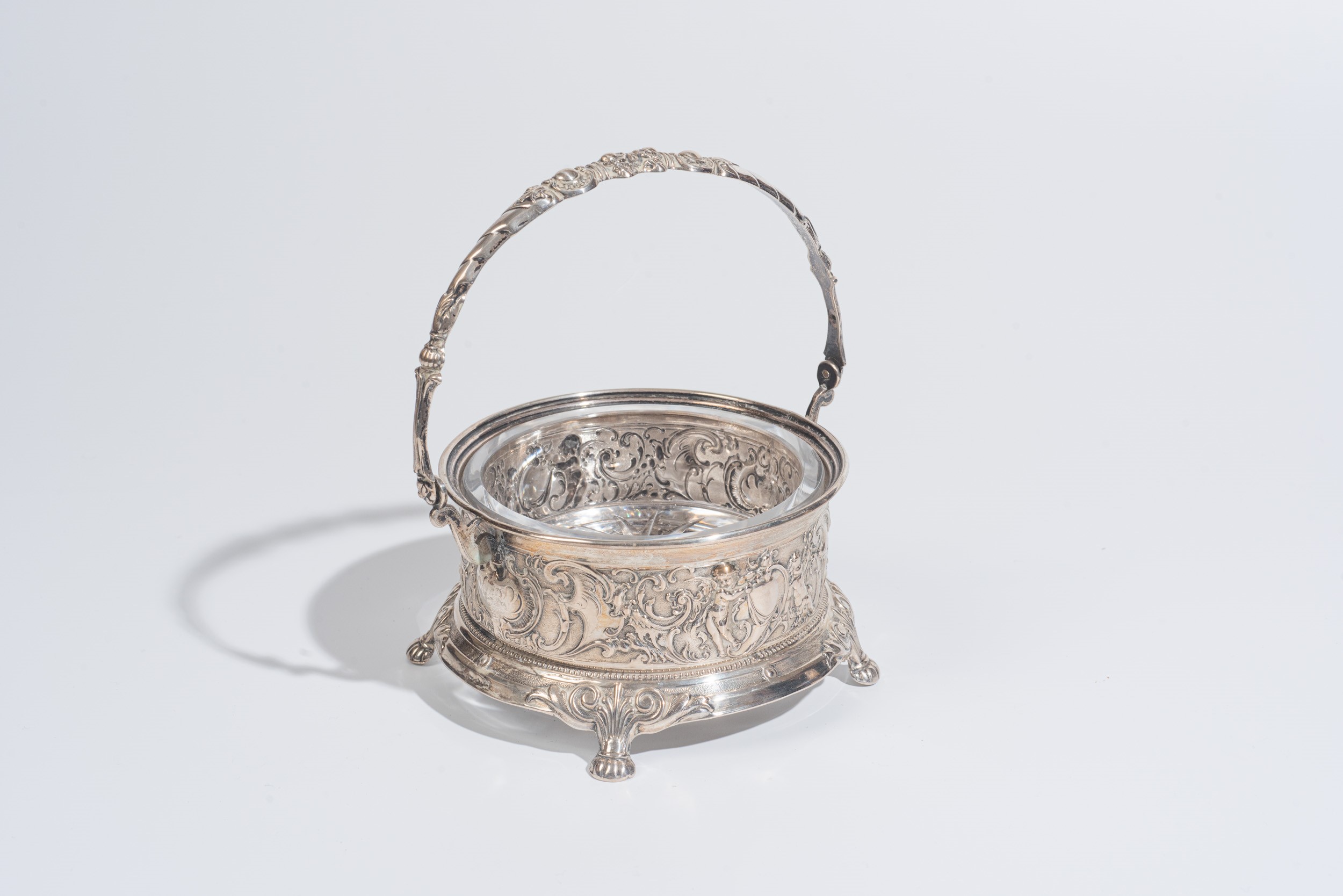 Formaggiera in argento