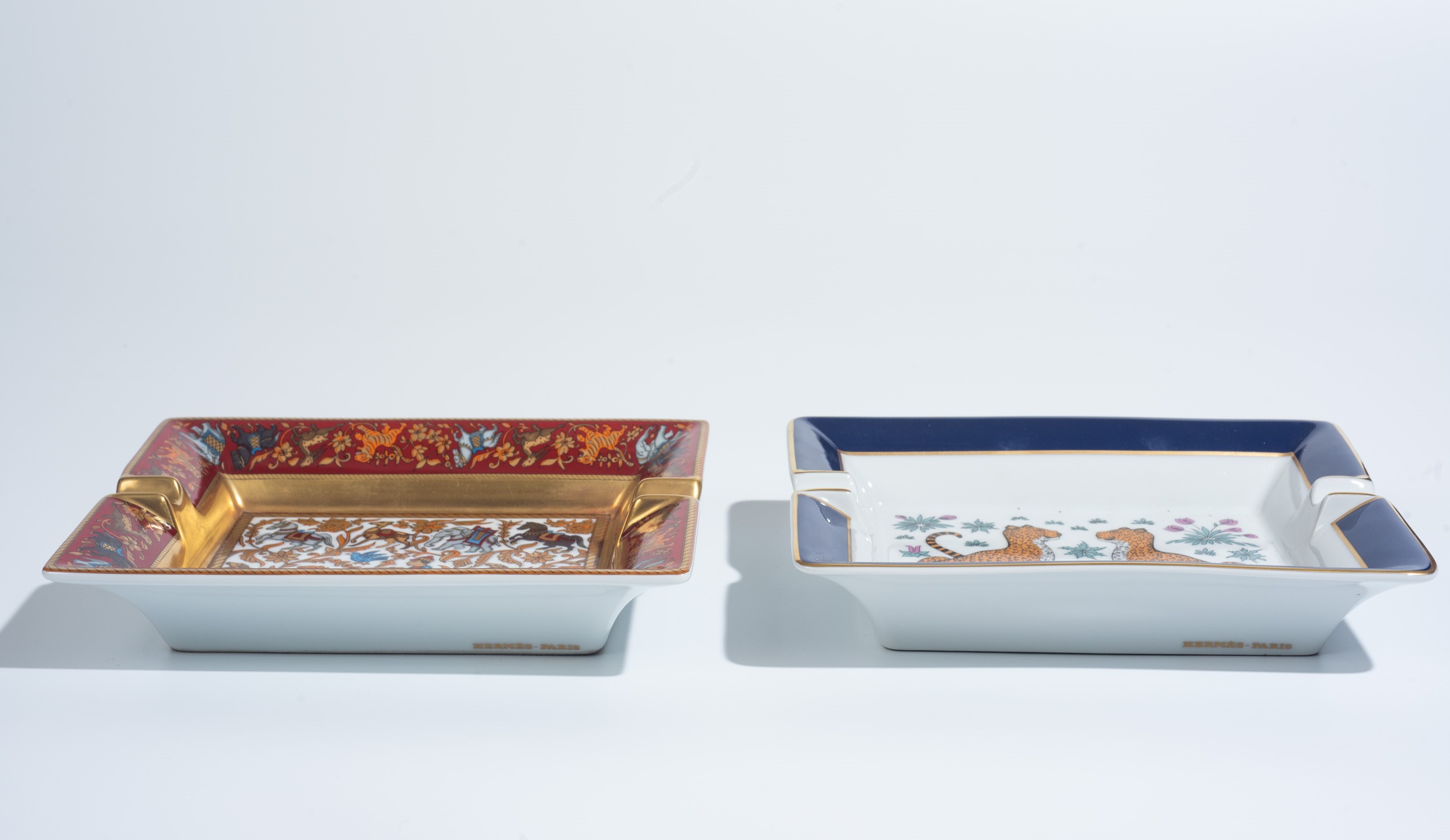 Hermès, Due posacenere in ceramica