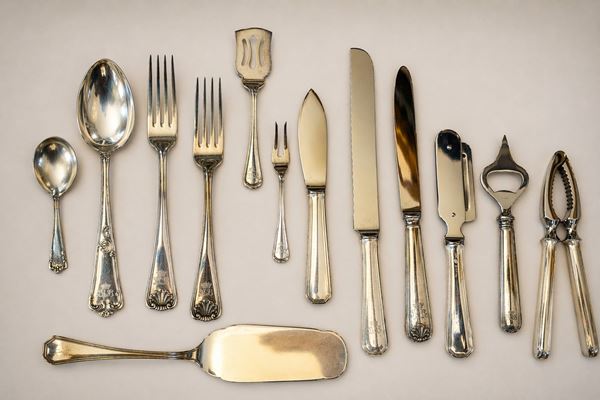 Lotto di posate in argento