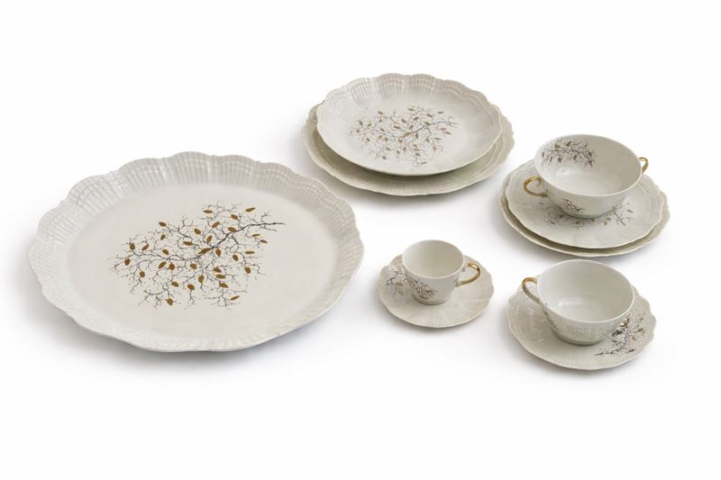 Giraud & Brousseau, Servizio in porcellana di Limoges