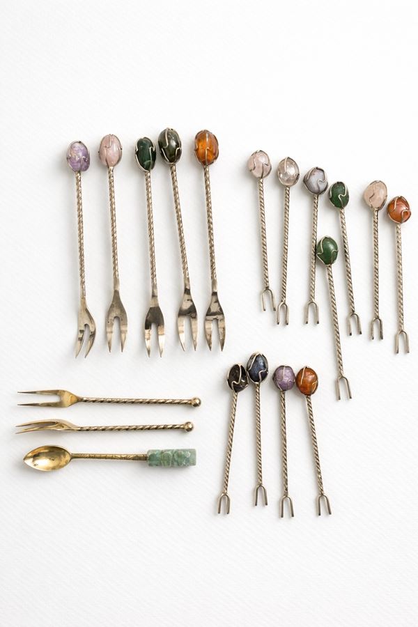 Lotto di posate da aperitivo