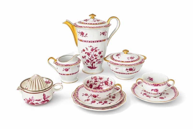 Théodore Haviland, Servizio da tè e caffè in porcellana di Limoges