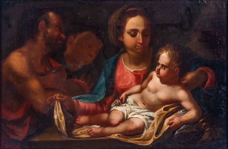 Madonna con bambino e santi