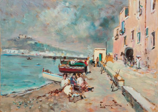 Francesco Cangiullo - Vecchia Marinella - Napoli