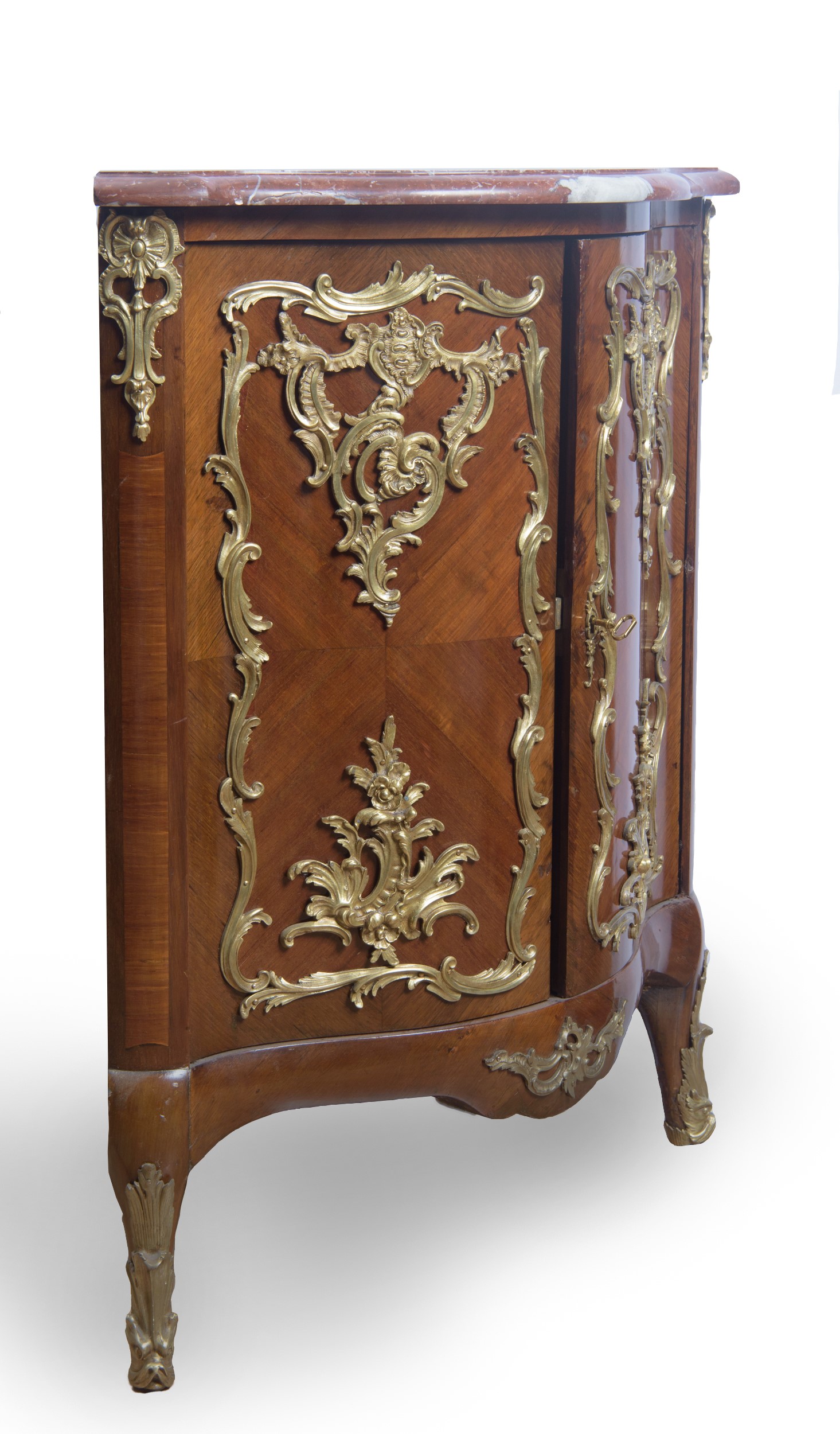 Angoliera bombata in stile Luigi XV