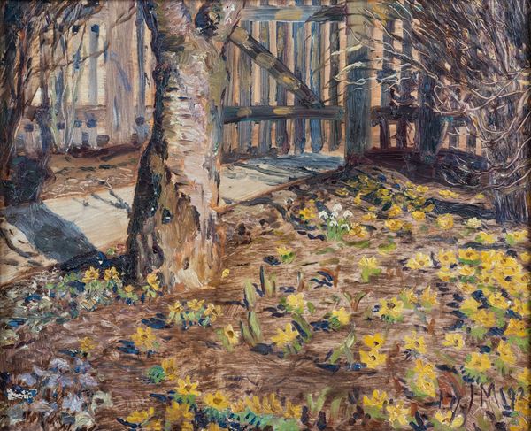 Harald Moltke - Giardino con staccionata