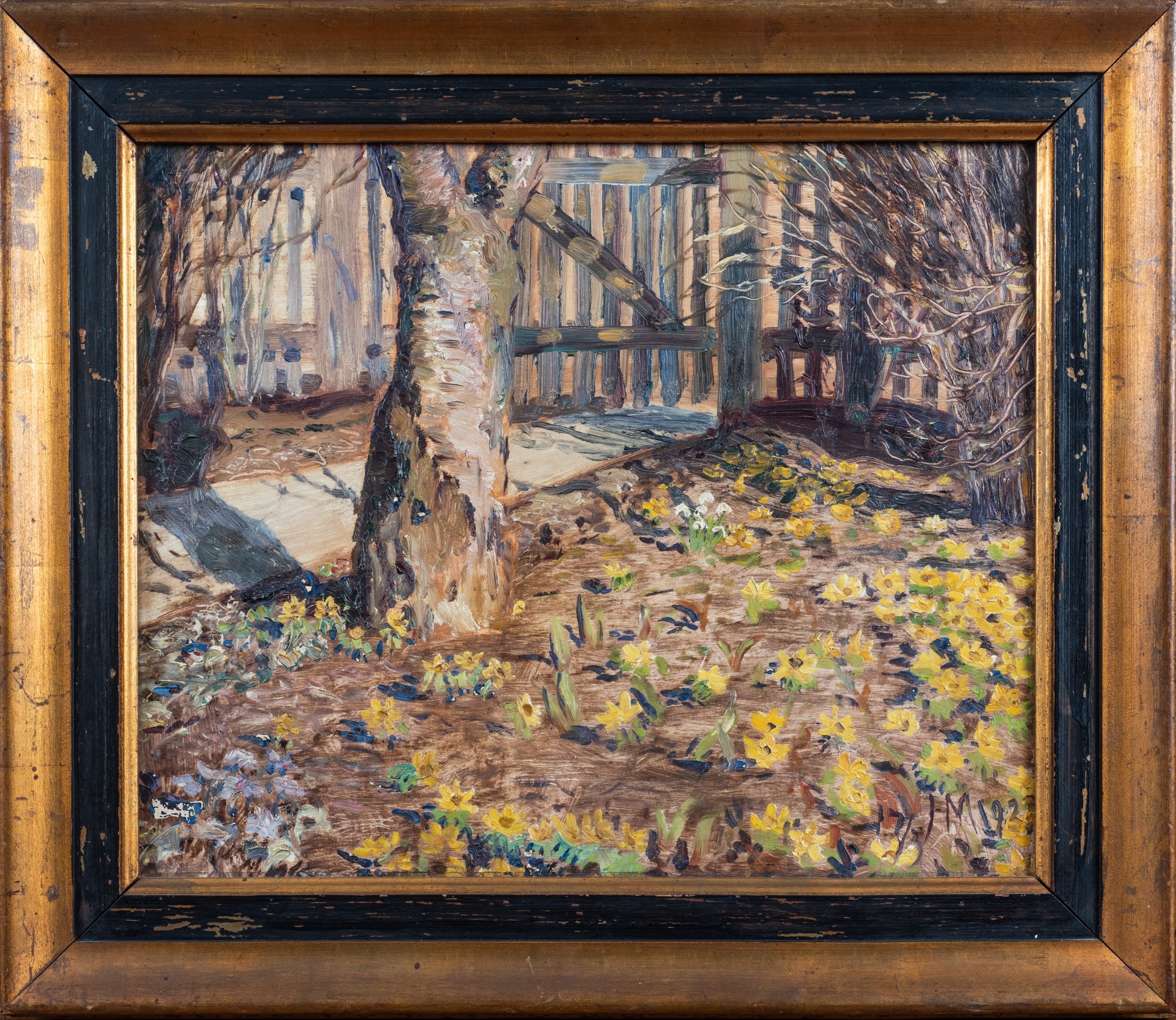 Harald Moltke - Giardino con staccionata