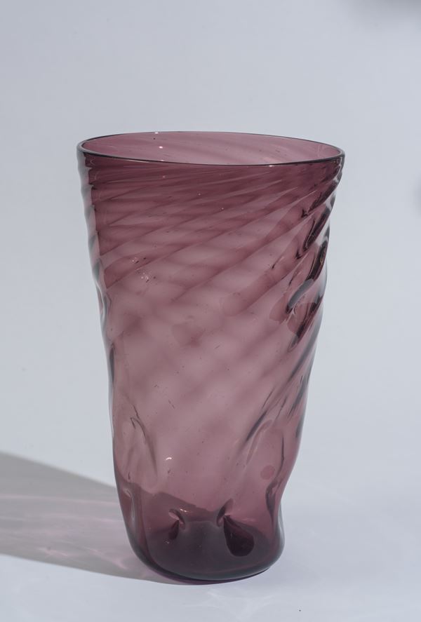 Vaso in vetro di Murano