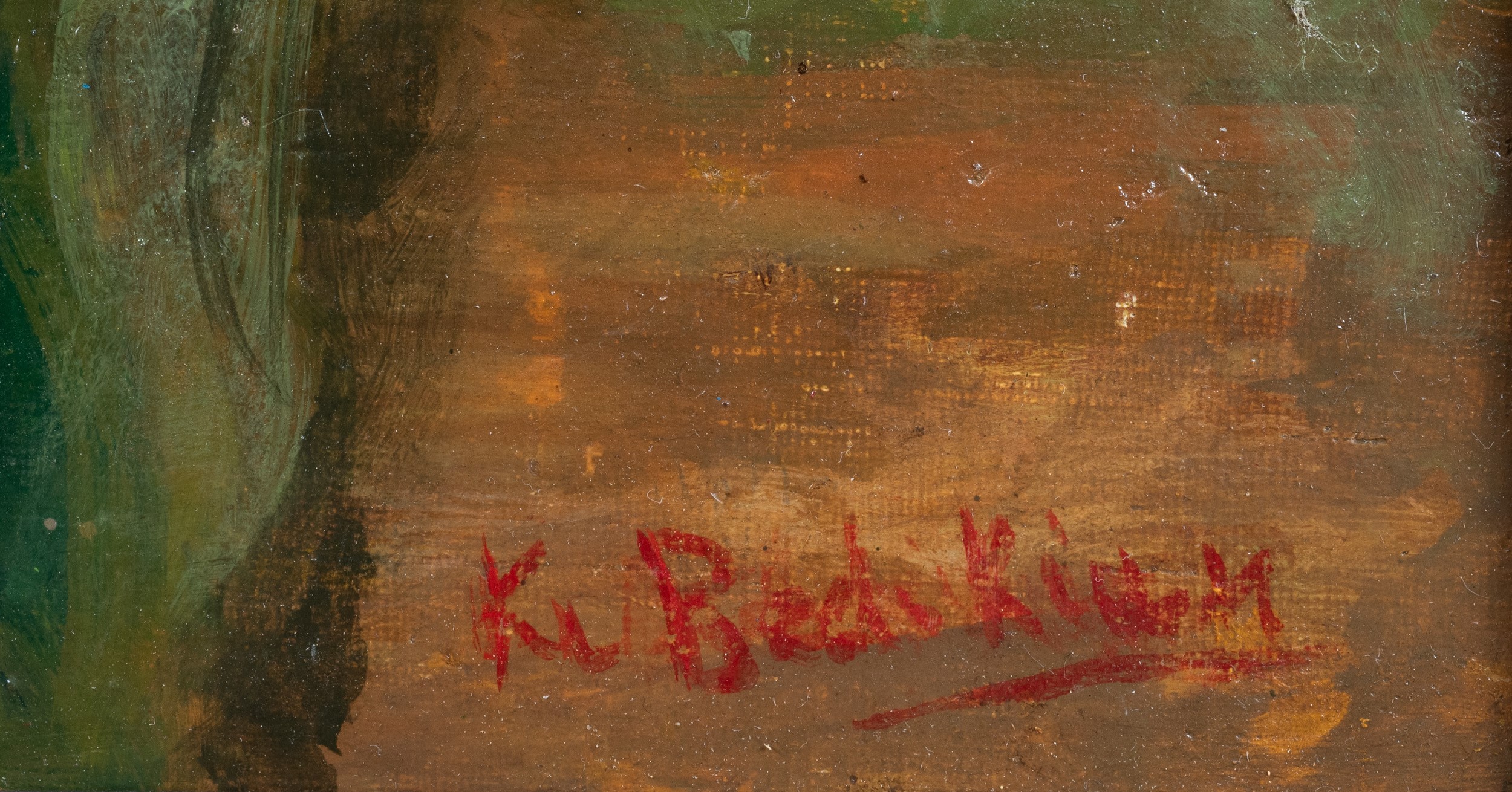 Krikor Bedikian - Natura morta, olio su tela