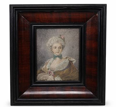 Ritratto di nobildonna, olio su tela, in cornice