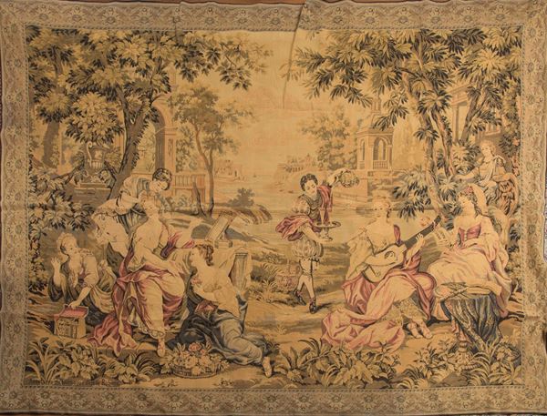 ARAZZO RAFFIGURANTE UNA SCENA DELLE "AVVENTURE DI TELEMACO" DA RUBENS