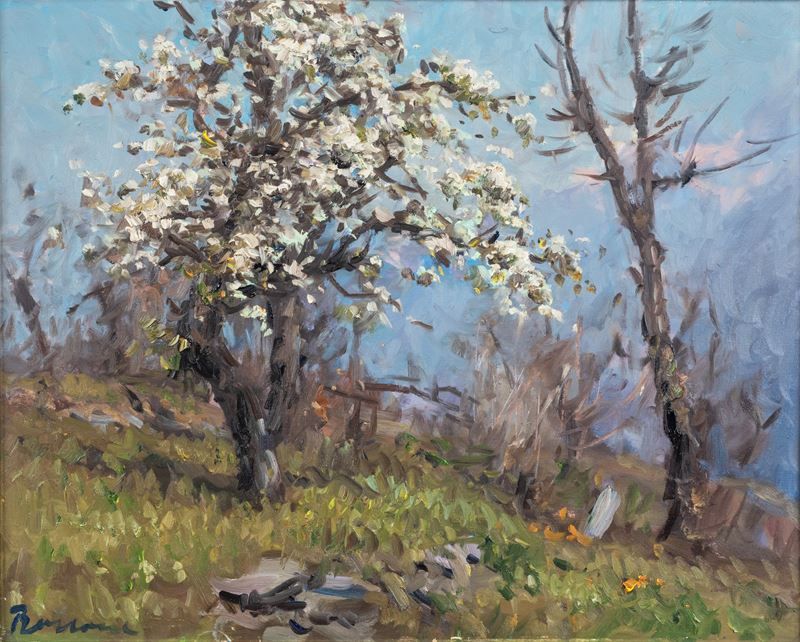 Carlo Bossone - Mandorlo in fiore