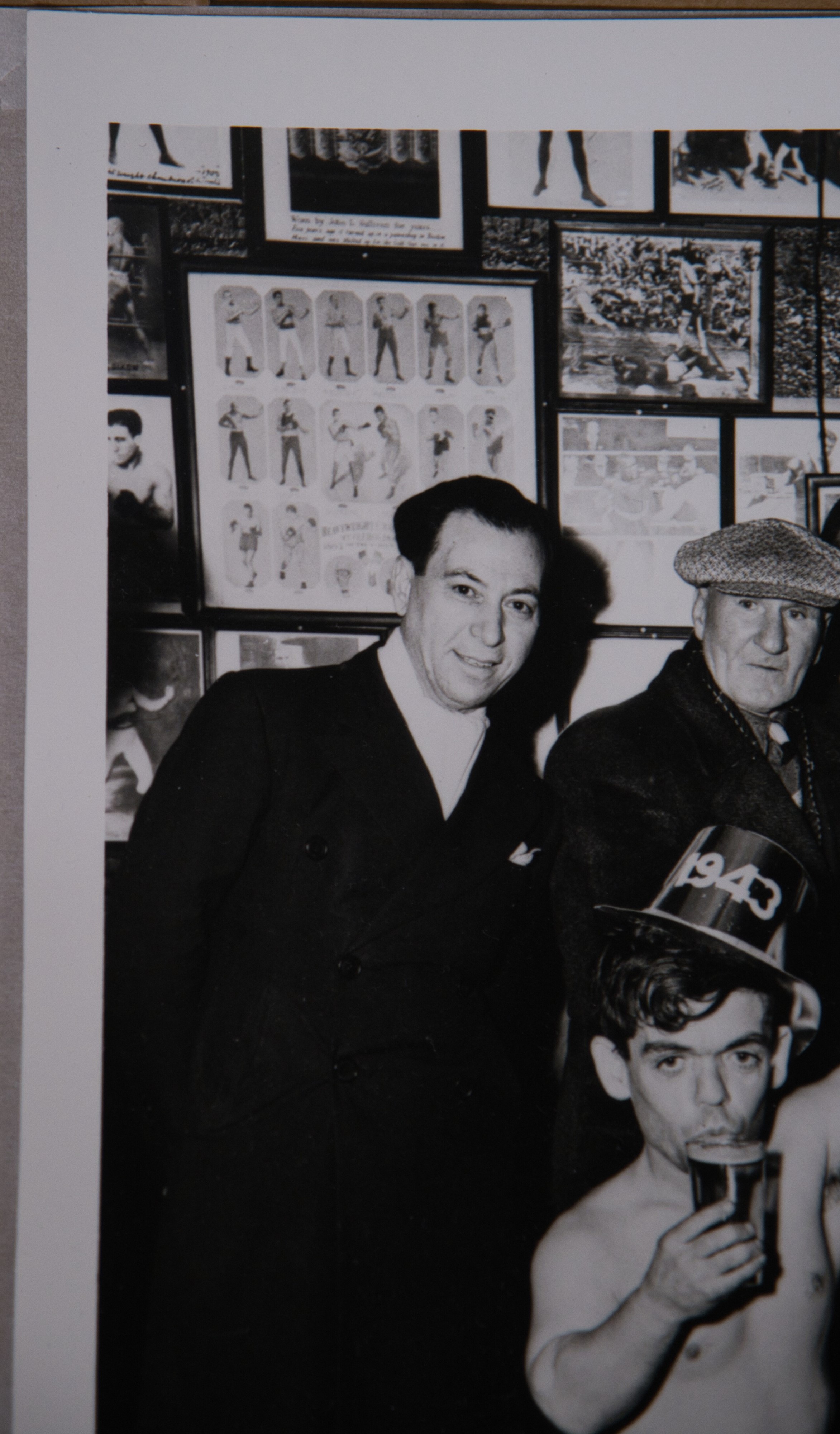 Weegee - Shorty, The Bowery Cherub, New Year’s Eve At Sammy’s Bar, New York