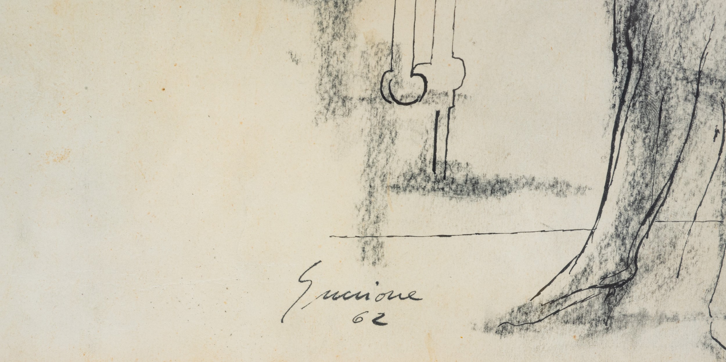 Piero Guccione - Studio di figure