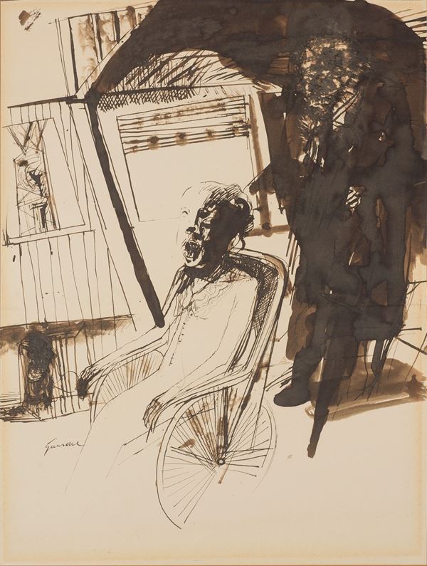 Piero Guccione - Senza Titolo