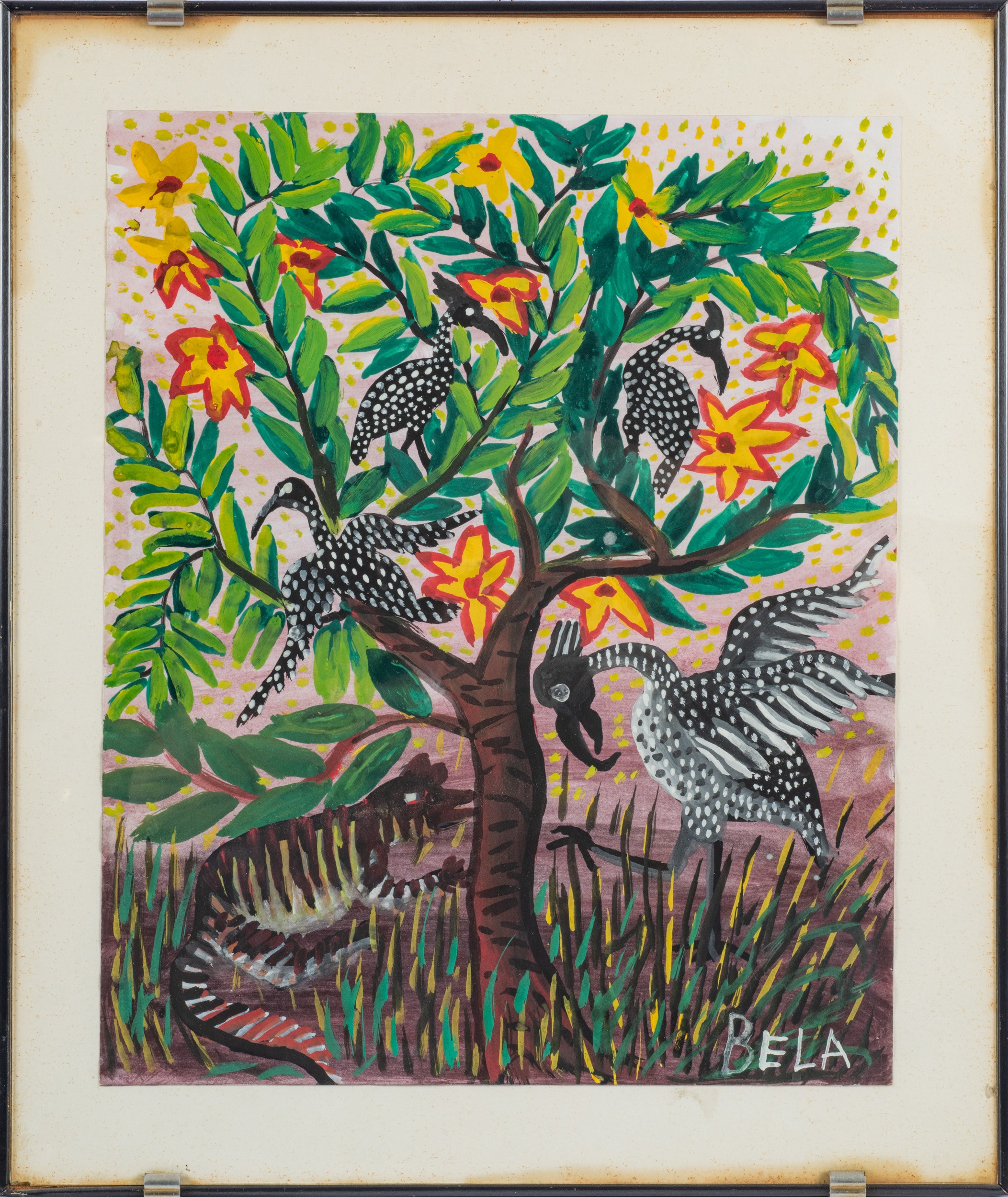 Bela Sara Bela - Senza titolo (gouache su carta)