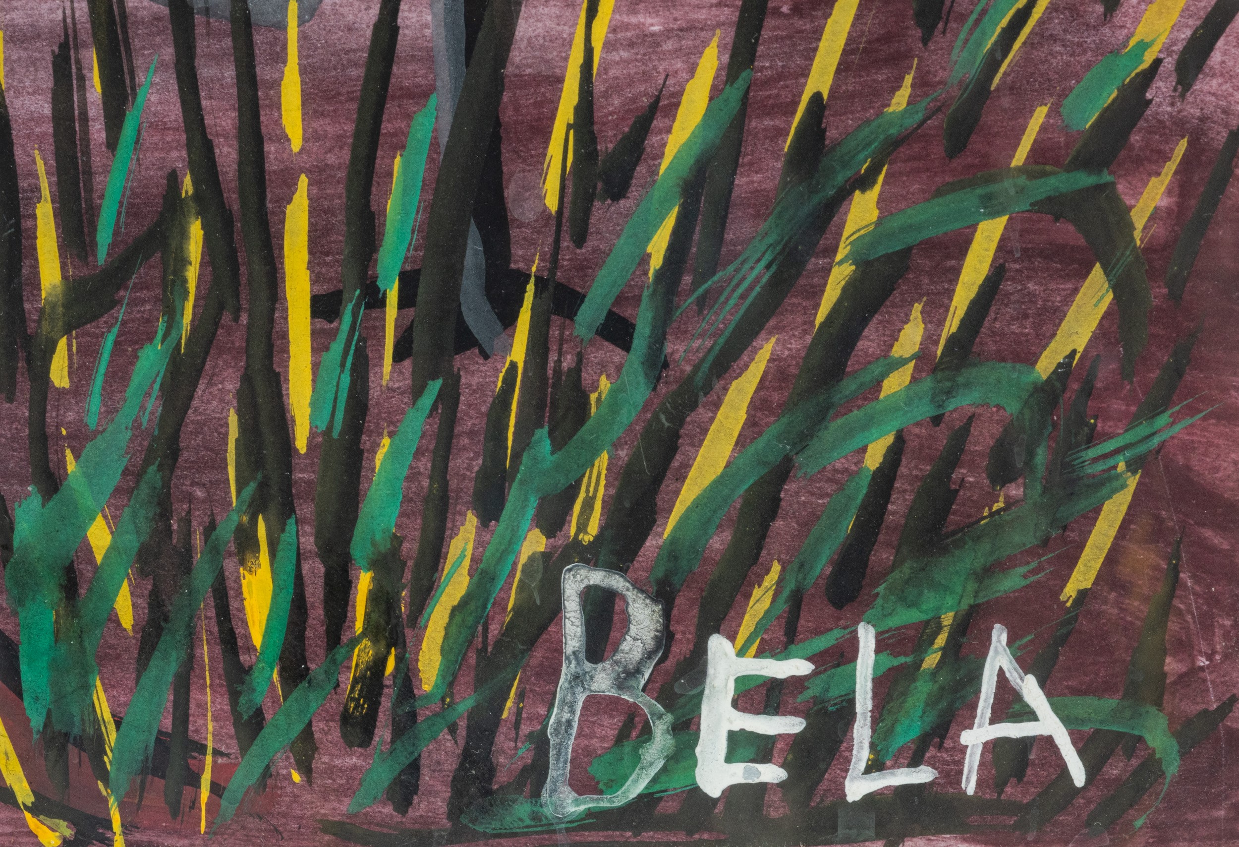 Bela Sara Bela - Senza titolo (gouache su carta)