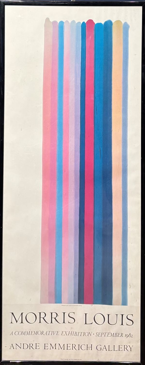 Morris Louis - Manifesto " A commemorative exhibition - Andre Emmerich Gallery"